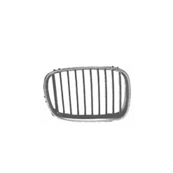 Grille de radiateur avant droite pour BMW Serie 5 E39, 1995-2000, chromée/noire, Neuve