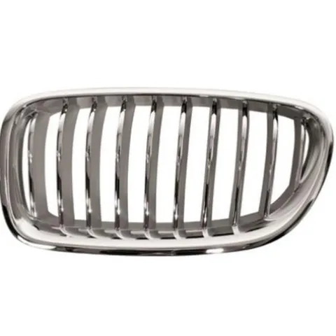 Grille de radiateur avant gauche pour BMW Serie 5 F10N, 2013-2016, chromée/titane, Mod. MODERN LINE, Neuve