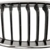 Grille de radiateur avant droite pour BMW SERIE 1 F20 de 2011 à 2015, mod sport, noire/chromée