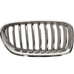 Grille de radiateur avant droite pour BMW Serie 5 F10N, 2013-2016, chromée/titane, Mod. MODERN LINE, Neuve