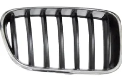 Grille de radiateur droite pour BMW X3 F25 2010-2015, contour chromé, lames noires, Neuve