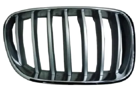 Grille de radiateur droite pour BMW X3 F25 2010-2015, lames et contour gris titane, Neuve