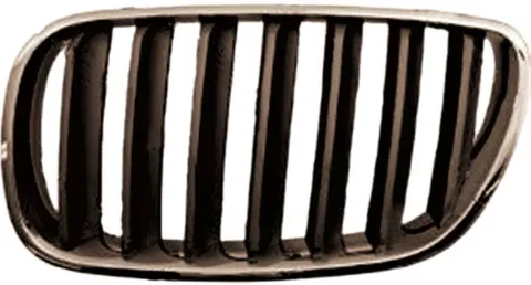 Grille de radiateur gauche pour BMW X3 E83 2006-2010, chromé titane grise foncé, Neuve