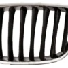 Grille de radiateur gauche pour BMW X1 E84 ph. 1 2009-2012, noir avec profil chromé, Neuve