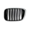 Grille de radiateur gauche pour BMW X3 G01 depuis 2017, noire avec cadre chromé, Neuve