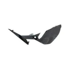 Grille gauche de pare-chocs avant pour PEUGEOT 308 III phase 1 depuis 2021, noire brillante, avec trou radar, Neuve