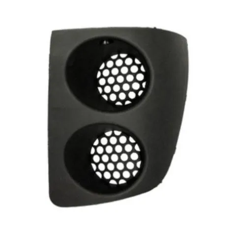 Grille gauche de pare-chocs avant pour FIAT STRADA 2005-2011, noire gaufrée, mod. STRADA TREKKING, Neuve