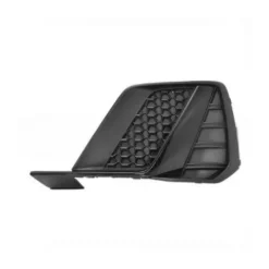 Grille gauche pare-chocs avant pour AUDI A1 II depuis 2018, avec moulure noire brillante, sans siège antibrouillard, traces PDC, Mod. S-LINE, noire, Neuve