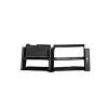 Grille pare chocs avant droit pour BMW Serie 5 E39, 1995-2003, 3 trous, Neuve
