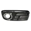 Grille pare chocs avant gauche pour AUDI Q5 I ph. 2 2012-2016, trou antibrouillard avec cadre chromé, noir brillant, Neuve