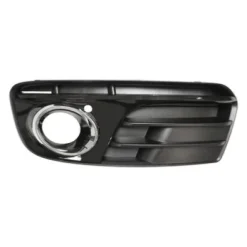 Grille pare chocs avant gauche pour AUDI Q5 I ph. 2 2012-2016, trou antibrouillard avec cadre chromé, noir brillant, Neuve