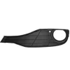 Grille Pare chocs avant gauche pour BMW Serie 3 F30, 2012-2014, trou antibrouillard, ouverte, noire, Mod. BASIS, Neuve