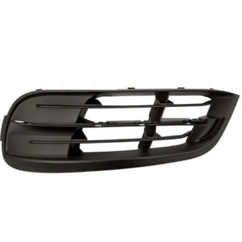 Grille pare chocs avant gauche pour BMW Serie 5 F10N, 2013-2016, trous moulure, noire, Neuve