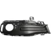 Grille pare-chocs avant droit pour BMW Serie 3 F30/F31, 2015-2018, fermée, trou feu antibrouillard, noire gaufré, Mod. LUXURY, Neuve
