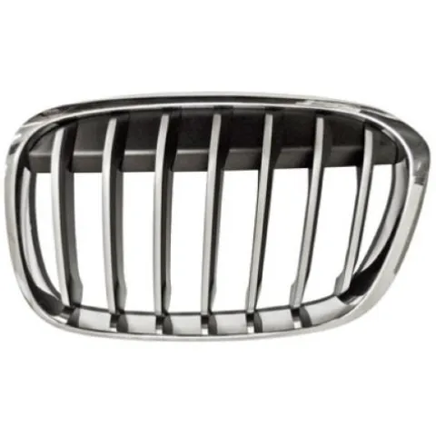 Grille radiateur avant gauche pour BMW X1 F48 depuis 2015, Mod. X-LINE, chromée/titane/noire, Neuve