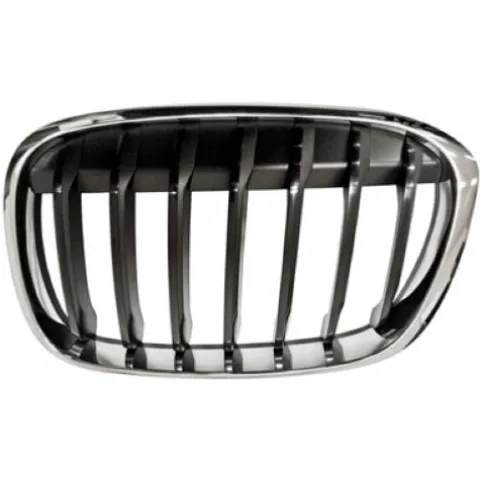 Grille radiateur avant gauche pour BMW X1 F48 depuis 2015, chromée/noire, Neuve
