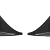 Grilles calandre droite & gauche pour RENAULT MEGANE III ph.2 2012-2014 noires, trous antibrouillard