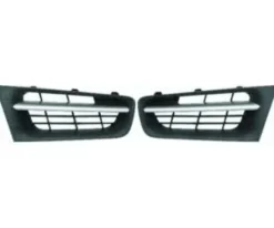 Grilles de calandre pour RENAULT MÉGANE II phase 2, 2006-2009 supérieures, chromées, droite & gauche
