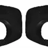 Grilles de calandre RENAULT TWINGO II phase 1 2007-2011 droite et gauche (dynamique) noires trous AB