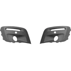 Kit 2 grilles de calandre pour CITROËN BERLINGO II ph.3 2015-2018, antibrouillards, radar, à peindre