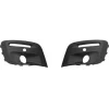 Kit 2 grilles de calandre pour PEUGEOT PARTNER II ph.3 2015-2018 noires trous antibrouillards radar