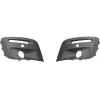 Kit 2 grilles de calandre pour PEUGEOT PARTNER II ph.3 2015-2018, antibrouillards, radar, à peindre