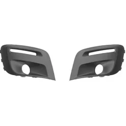 Kit 2 grilles de calandre pour CITROËN BERLINGO II ph.3 2015-2018, trous antibrouillards, à peindre