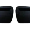 Kit cache crochet de remorquage avant droit et gauche pour DACIA DUSTER 2 phase 1 depuis 2018, noir, Neuf