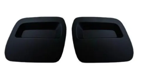 Kit cache crochet de remorquage avant droit et gauche pour DACIA DUSTER 2 phase 1 depuis 2018, noir, Neuf