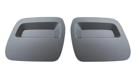 Kit cache crochet de remorquage avant droit et gauche pour DACIA DUSTER 2 phase 1 depuis 2018, grise, Neuf