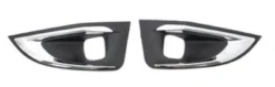 Kit grille pare chocs avant gauche et droit pour PEUGEOT 3008 II phase 1 2017-2020, avec siège antibrouillard, moulure chromée, Neuve