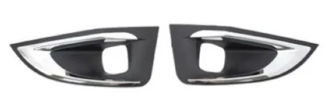 Kit grille pare chocs avant gauche et droit pour PEUGEOT 3008 II phase 1 2017-2020, avec siège antibrouillard, moulure chromée, Neuve