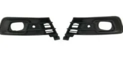 Kit Grilles de calandre droit et gauche pour RENAULT CAPTUR 2017-2019, trous Antibrouillard et PDC, Noires et Noires Brillantes, Neuves