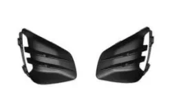 Kit Grilles de calandre droite et gauche pour RENAULT CLIO V phase 1 2019-2023, noires, Neuves
