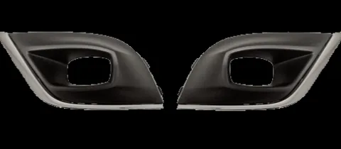 Kit grilles de calandre droite & gauche pour RENAULT CLIO IV 2016-2019 trou AB, profil chromé Neuves