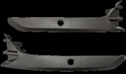 Kit moulures latérales pare chocs avant droit/gauche avec trou radar, pour RENAULT CLIO IV 2016 Neuf
