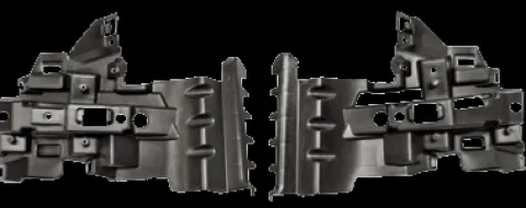 Kit supports latéral inférieur pare chocs avant droit et gauche pour RENAULT CLIO IV 2016-2019, Neuf