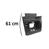 Marchepied gauche pour MERCEDES ACTROS MP4 WIDE CAB de 2011 à 2021, peint en gris, hauteur : 61 cm, Neuf
