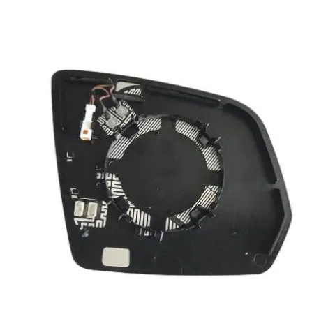 Miroir Glace de rétroviseur extérieur gauche pour MERCEDES CLASSE ML Phase 2, 2008-2011 (W164), anti-éblouissement, dégivrant, avec support de fixation, neuf