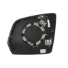Miroir Glace de rétroviseur extérieur droit pour MERCEDES CLASSE ML Phase 2, 2008-2011 (W164), anti-éblouissement, dégivrant, avec support de fixation, Neuf