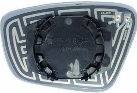 Miroir Glace de rétroviseur droit pour VOLKSWAGEN UP 2012 à 2016, dégivrant, Neuf