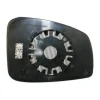 Miroir Glace de rétroviseur extérieur gauche pour RENAULT LAGUNA III, 2007-2015, dégivrant, avec support de fixation, Neuf