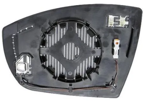 Miroir Glace de rétroviseur droit pour FORD C-MAX 2010-2015, dégivrant, BLIS, Neuf