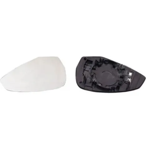 Miroir Glace de rétroviseur extérieur gauche pour AUDI A5 II phase 1, 2017-2020, avec support de fixation, dégivrant, neuf