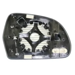 Miroir Glace de rétroviseur extérieur gauche pour AUDI A5 I phase 2, 2011-2017, H 115 mm., avec support de fixation, dégivrant, neuf