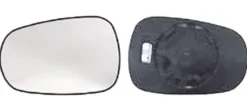 Miroir Glace de rétroviseur gauche pour RENAULT MEGANE I phase 2, 1999-2002, asphérique, dégivrant, Neuf