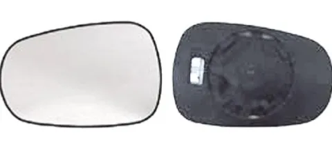 Miroir Glace de rétroviseur gauche pour RENAULT MEGANE I phase 2, 1999-2002, asphérique, dégivrant, Neuf