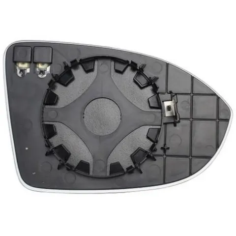 Miroir Glace de rétroviseur extérieur gauche pour VOLKSWAGEN GOLF VIII depuis 2020, dégivrant, asphérique, avec support de fixation, neuf