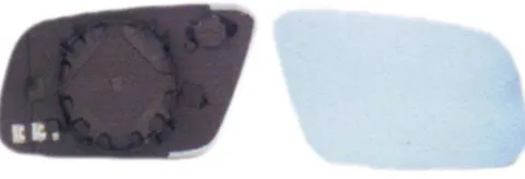 Miroir Glace rétroviseur droit pour AUDI A6 II ph. 2 2001-2004, dégivrant, asphérique, Neuf