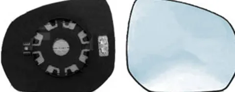 Miroir Glace rétroviseur droit pour CITROËN C4 PICASSO I ph.2, 2010-2013, bleu, dégivrant, à clipser